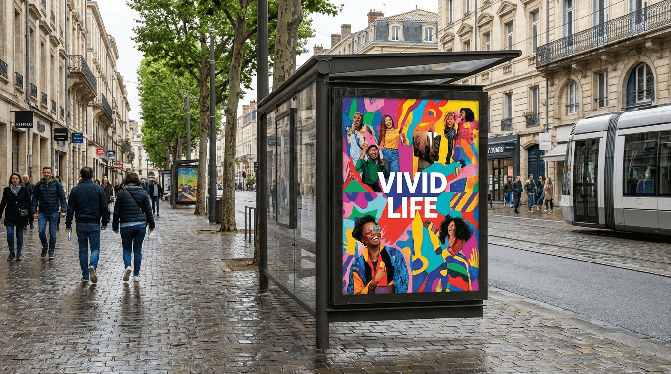 Bus shelter mockups: visualize your advertising campaigns